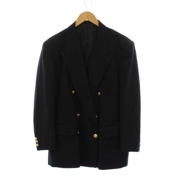 五大陸 gotairiku  テーラードジャケット 5L ブレザー ダブル 黒 ブラック /LP メ...