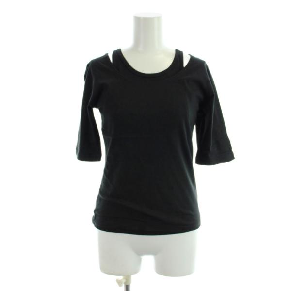 未使用品 シテン CITEN Tシャツ タンクトップ 2点セット F 黒 ブラック ラウンドネック ...