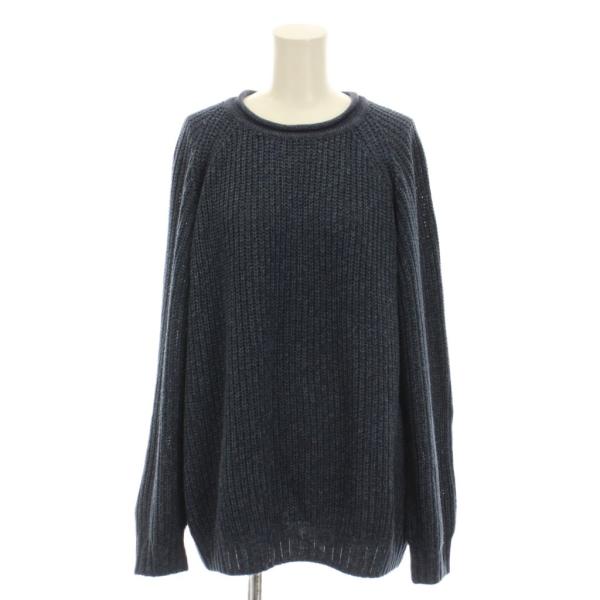 アメリヴィンテージ Ameri VINTAGE ニット セーター F 長袖 紺 ネイビー /LP レ...