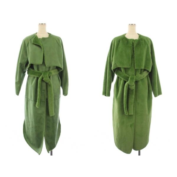 アメリヴィンテージ 22AW MANY WAY USEFUL BOA COAT コート ジレ ノーカ...