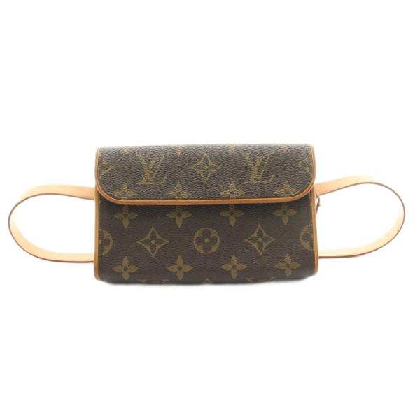 ルイヴィトン モノグラム ポシェットフロランティーヌ ウエストバッグ ボディバッグ フラップ キャン...