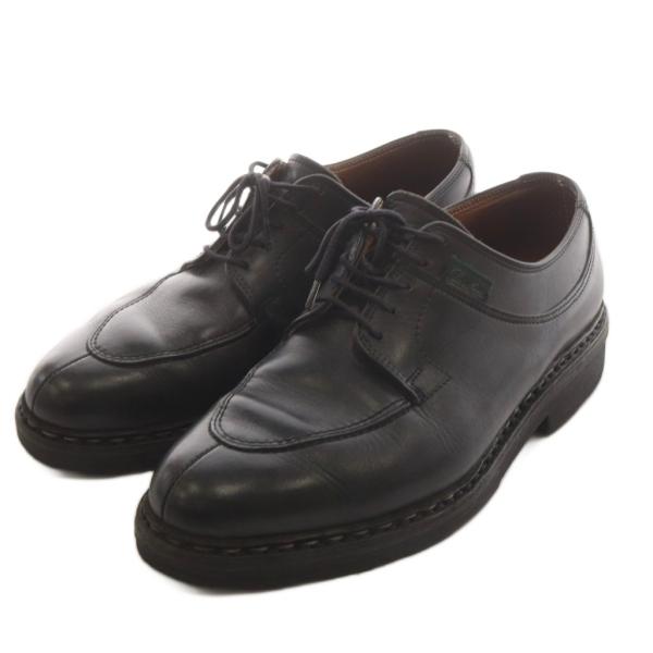 パラブーツ Paraboot アヴィニョン AVIGNON モカシン レザー 6.5 黒 ブラック ...
