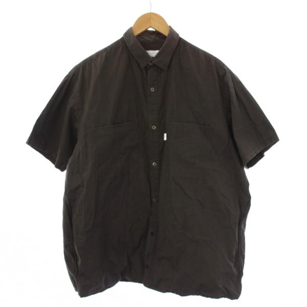 グラフペーパー Graphpaper STRETCH TYPEWRITER BOX SHIRT シャ...