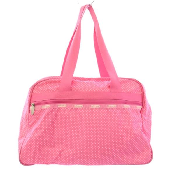 レスポートサック LesportSAC ボストンバッグ トートバッグ ドット柄 ピンク /TK レデ...