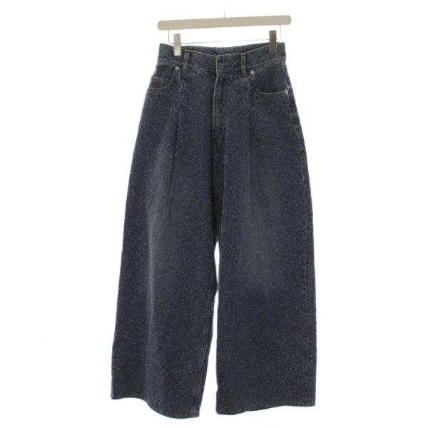 シーニュ Cygne 25AW Ruy ファンシーデニムパンツ ジーンズ ジップフライ 0 インディ...