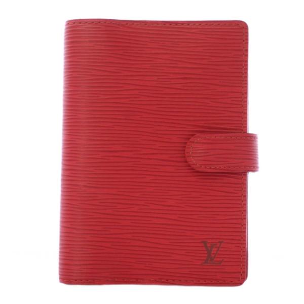ルイヴィトン LOUIS VUITTON エピ アジェンダPM 手帳カバー 赤 R20057 /BM...
