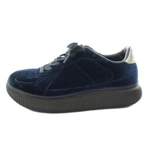 オニツカタイガー Onitsuka Tiger DELECITY デレシティ スニーカー ローカット 厚底 US7.5 25.5cm 紺 ネイビー F450922