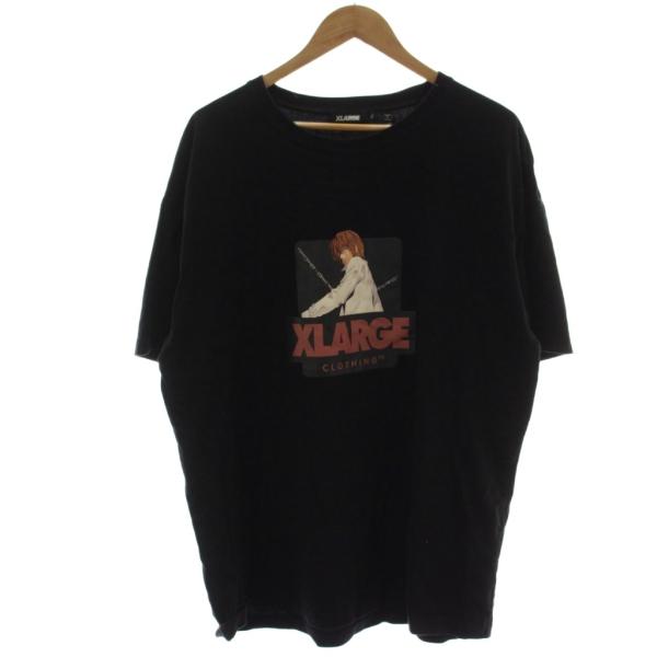 エクストララージ X-LARGE DEATH NOTE 夜神月 Tシャツ 半袖 プリント ロゴ XL...