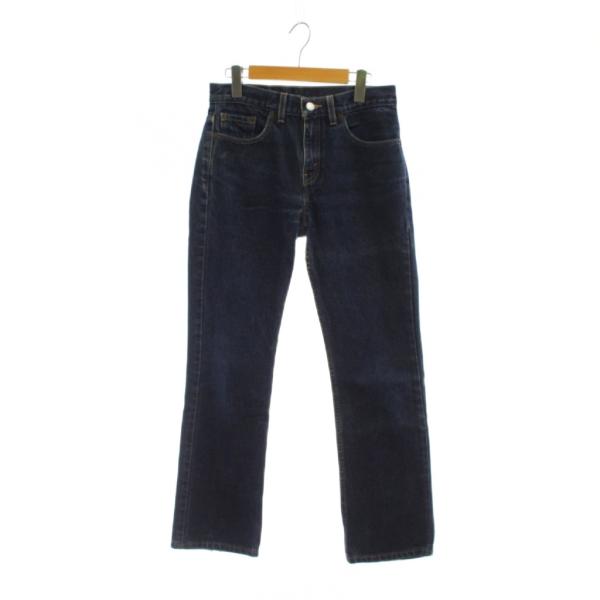 リーバイス Levi's 505 デニム ジーンズ S 紺 無地 ストレート レギュラーフィット /...