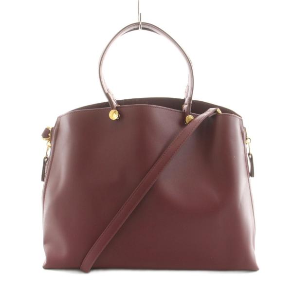 ロペ ROPE EPOR Y BAG ショルダーバッグ トートバッグ フェイクレザー ボルドー /K...