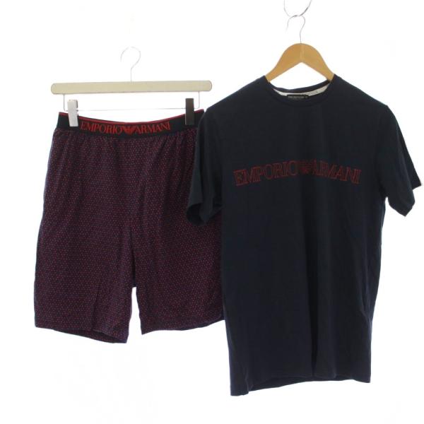 未使用品 エンポリオアルマーニ EMPORIO ARMANI ルームウェア セットアップ 上下 Tシ...