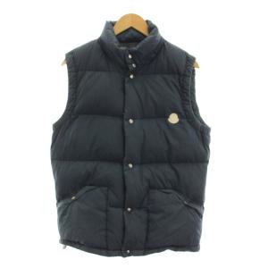 モンクレール MONCLER IDE GILET ダウンベスト ジップアップ 2 紺 ネイビー 54058 /YM メンズ
