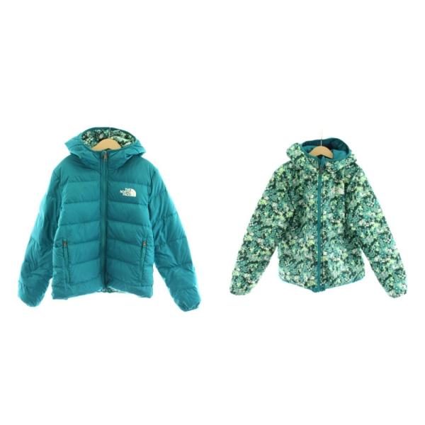 ザノースフェイス THE NORTH FACE ダウンジャケット 花柄 リバーシブル アウター 10...