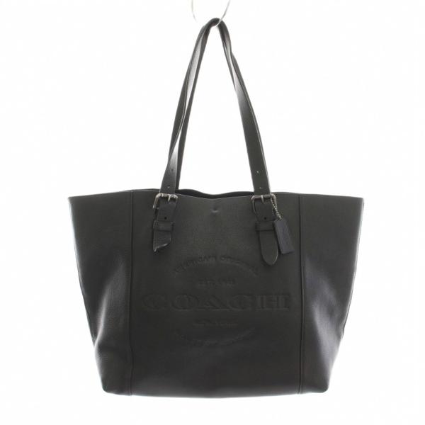 コーチ COACH F39947 ロゴモチーフ トートバッグ レザー ブラック /YM17 メンズ