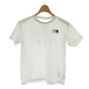 ザノースフェイス THE NORTH FACE 子ども服（男の子用） 150 白 ホワイト 半袖 クルーネック ロゴプリント NTJ32356 /DU30 キッズ