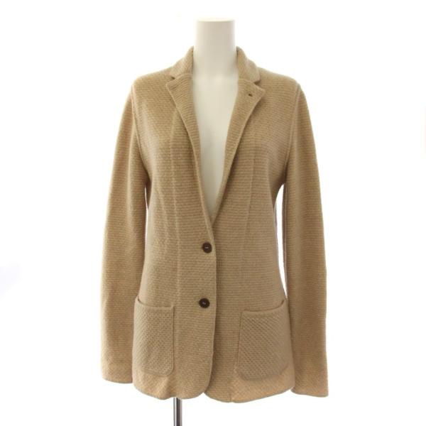 ラルディーニ LARDINI A8JCICLAMI アルパカ混 ニット テーラードジャケット 42 ...
