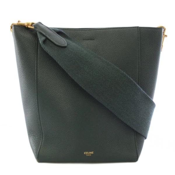 セリーヌ CELINE SANGLE SMALL BUCKET BAG サングル スモール バケット...