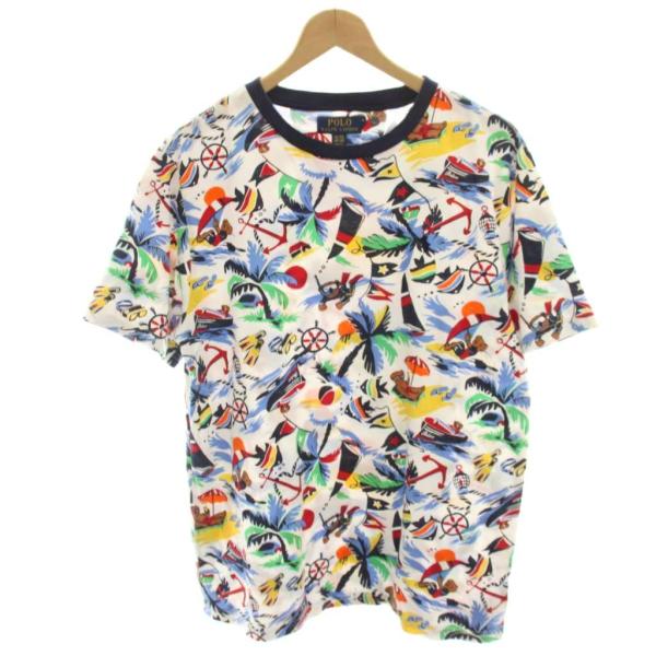 ポロ ラルフローレン POLO RALPH LAUREN 子供服 Tシャツ カットソー 半袖 総柄 ...