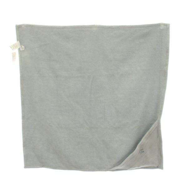 未使用品 エルメス HERMES ベビーフード付き バスタオル コットン 水色 ライトブルー /YM...