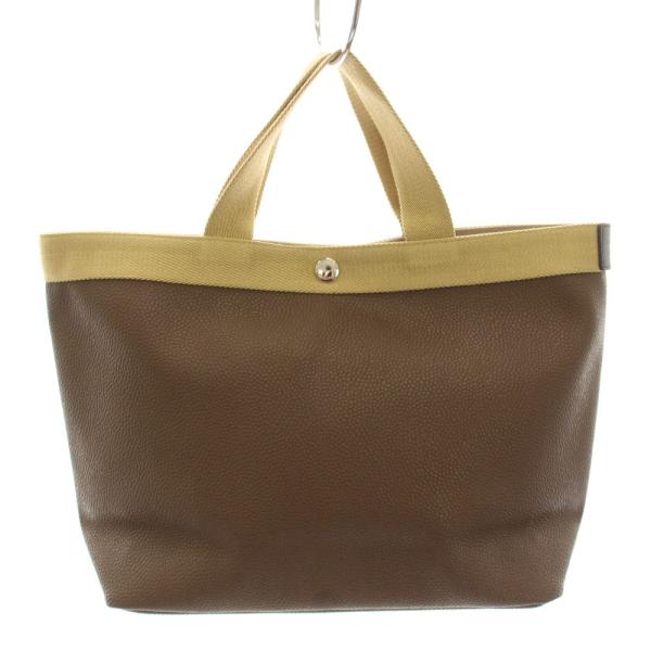 エルベシャプリエ Herve Chapelier GPライン トートバッグ ハンドバッグ 舟型 レザ...