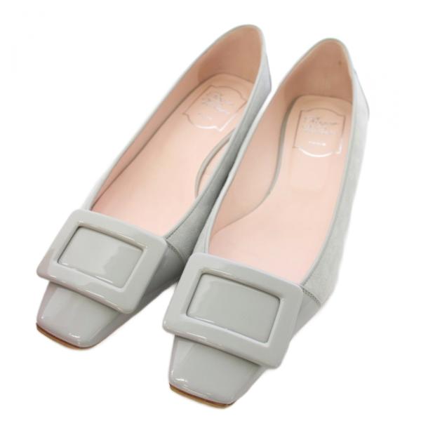 ロジェヴィヴィエ ROGER VIVIER ベル・ヴィヴィエ・フラットシューズ パンプス スエード ...