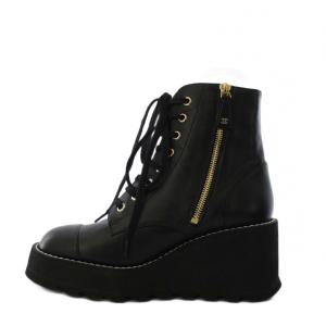 シャネル CHANEL コンバットブーツ ショ...の詳細画像1