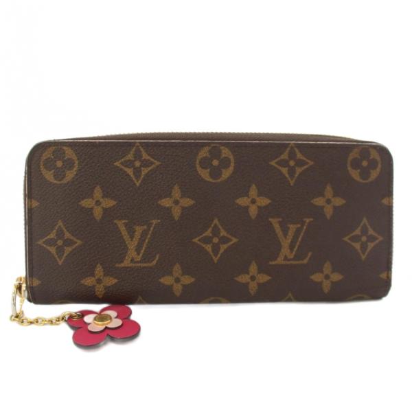 ルイヴィトン LOUIS VUITTON ポルトフォイユ クレマンス モノグラム 長財布 ラウンドフ...