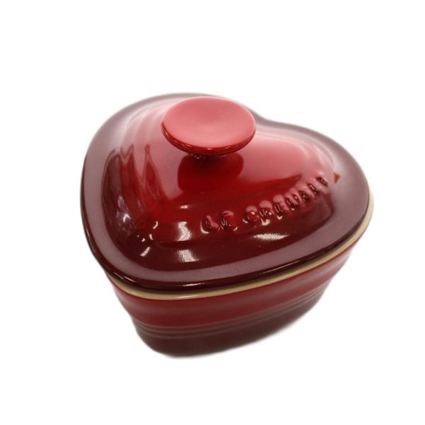 ル クルーゼ LE CREUSET ラムカン ダムール ココット皿 食器 耐熱 ハート 赤 レッド ...