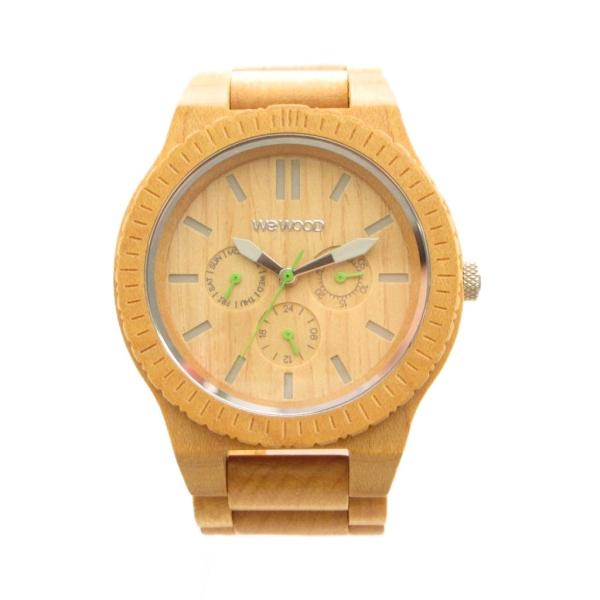 ウィーウッド WEWOOD カッパ KAPPA 木製腕時計 ウォッチ クォーツ クロノグラフ ウッド...