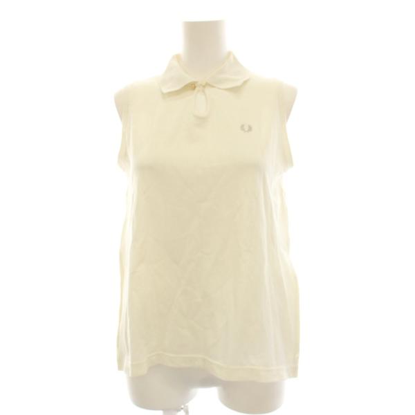 フレッドペリー FRED PERRY ポロシャツ ノースリーブ 8 白 ホワイト F5339 /YM...