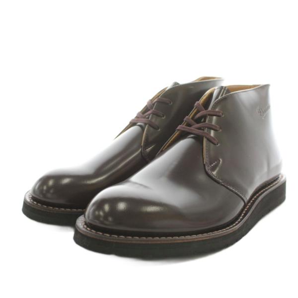 未使用品 ダナー DANNER ポストマンブーツ チャッカブーツ レザー 27.0cm 茶 ブラウン...