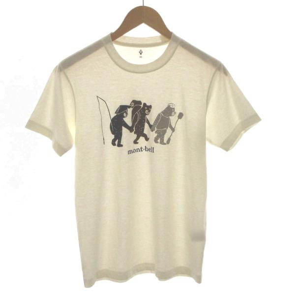 モンベル ウィックロン ティー WIC.T 3匹のクマ Tシャツ カットソー クルーネック 半袖 ク...