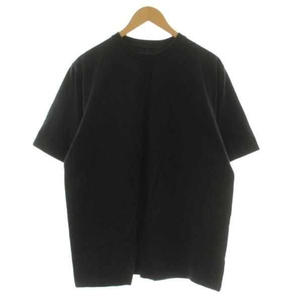 グラフペーパー Graphpaper Tシャツ カットソー 半袖 クルーネック 無地 3 黒 ブラッ...
