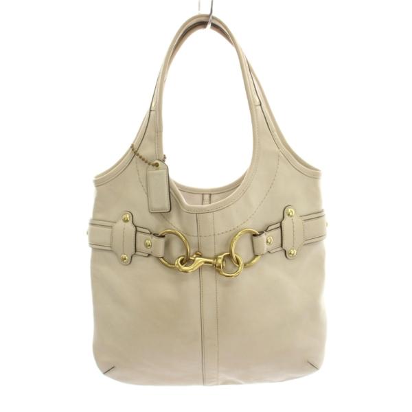 コーチ COACH エルゴ ベルテッド ホーボー トートバッグ ショルダー 白 ホワイト F1126...