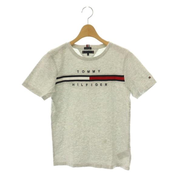 トミーヒルフィガー TOMMY HILFIGER キッズ Tシャツ カットソー 半袖 164 杢グレ...