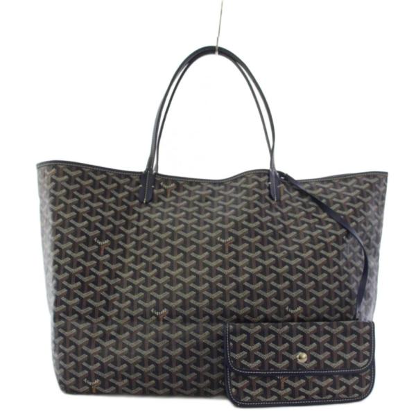 ゴヤール GOYARD サンルイGM トートバッグ ハンドバッグ 紺 /KH レディース