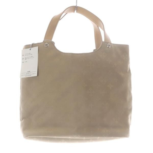 未使用品 ラシット RUSSET ハンドバッグ 総柄 ベージュ /SR レディース