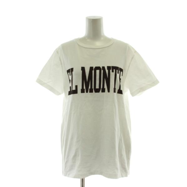 レミレリーフ REMI RELIEF Tシャツ S 白 ロゴ 半袖 ラウンドネック /JP レディー...