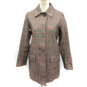 赤チェックロングコート レディースコート の商品一覧 ファッション 通販 Yahoo ショッピング