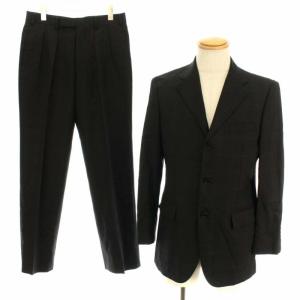 美品 アルマーニコレッツォーニ セットアップスーツ ウールシルク ブラック 48 アルマーニコレッツォーニ ブランドオフ ARMANI COLLEZIONI