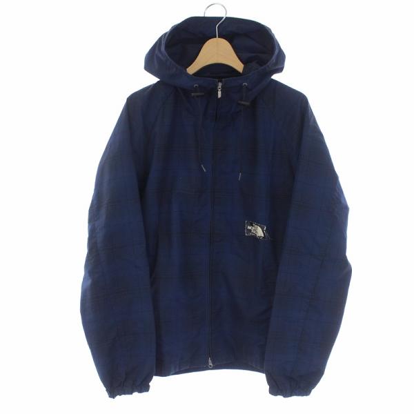 ノースフェイス パープルレーベル Check Print Mountain Wind Parka マ...