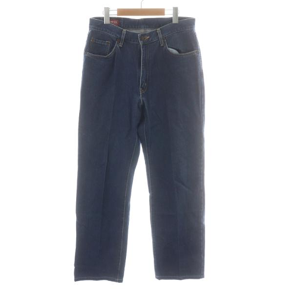 エドウィン EDWIN SOFT JEANS デニムパンツ ジーンズ ジップフライ 33 L 青 ブ...