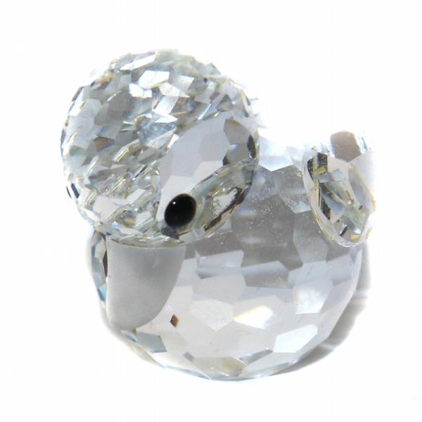 スワロフスキー SWAROVSKI フィギュア 置物 アヒル 鳥 クリア /NW37 ■MA レディ...
