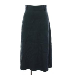 グリーンレーベルリラクシング ユナイテッドアローズ green label relaxing フレアスカート ロング 36 緑 グリーン /YM ■MA レディース