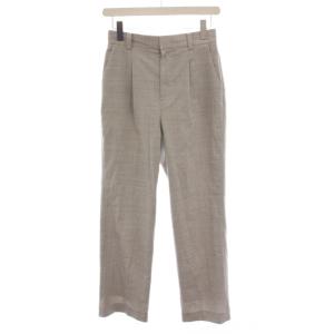 グリーンレーベルリラクシング ユナイテッドアローズ green label relaxing パンツ スラックス 36 ライトグレー /YM ■MA レディース