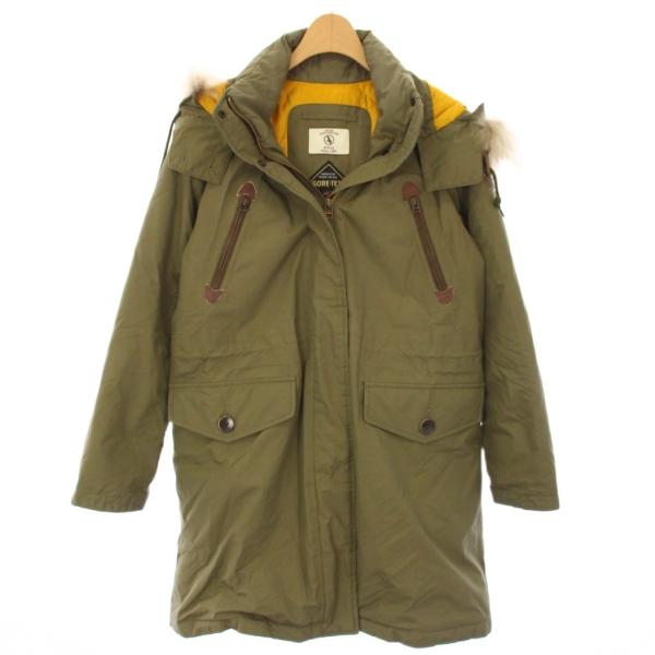 エーグル AIGLE モッズコート ダウンコート アウター ジップアップ GORE-TEX ラクーン...