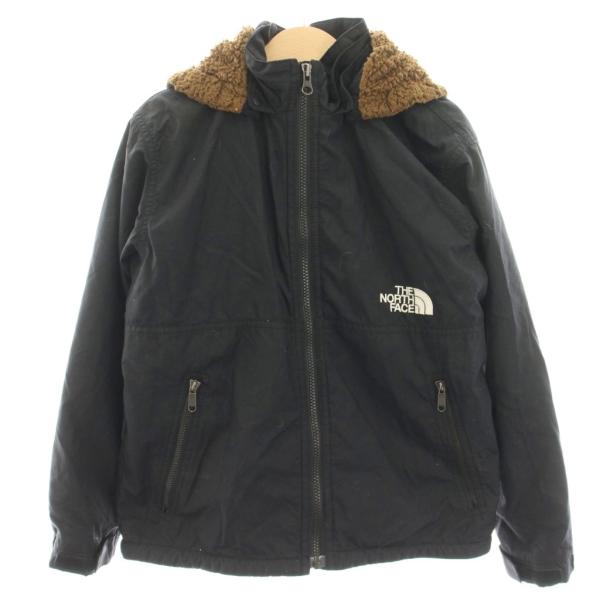 ザノースフェイス THE NORTH FACE 子供服 ナイロンジャケット 130 黒 ブラック 裏...