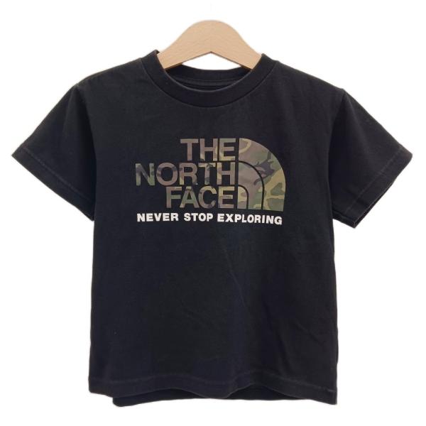 ザノースフェイス THE NORTH FACE Tシャツ 子ども服 男の子 110 黒 ブラック ロ...