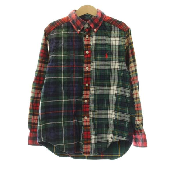 ラルフローレン RALPH LAUREN ボタンダウンシャツ 長袖 チェック柄 男の子 140cm ...
