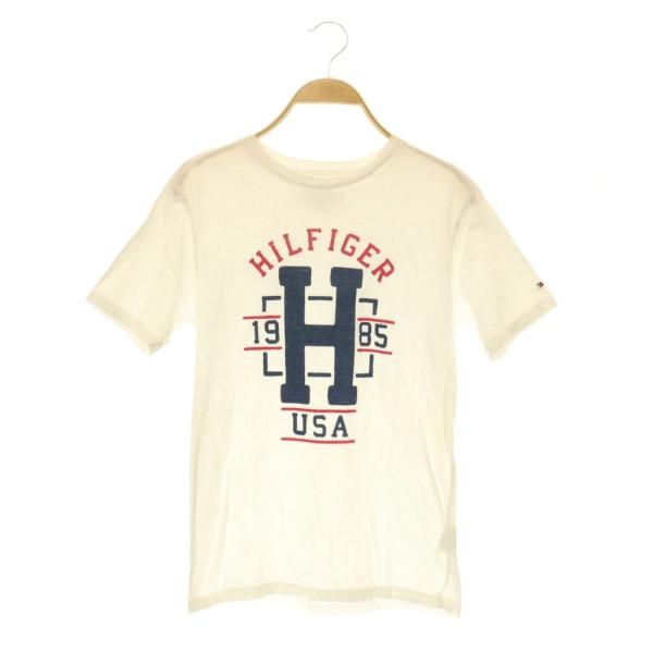 トミーヒルフィガー TOMMY HILFIGER キッズ 半袖Tシャツ プリント コットン M 12...